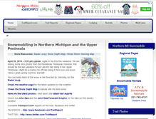 Tablet Screenshot of michigansnowmobile.com
